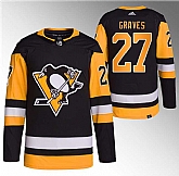 Men's Pittsburgh Penguins #27 Ryan Graves Black Stitched Jersey,baseball caps,new era cap wholesale,wholesale hats